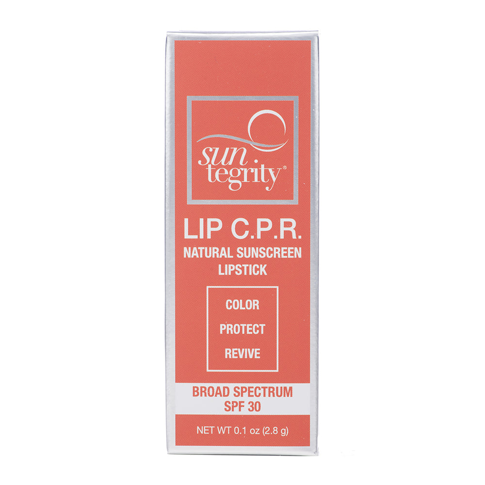 suntegrity skincare lip c.p.r. 5 in 1 Tinted Sunscreen SPF 30 Light Suntegrity uses mineral pigments to tint the 5in1 Face Sunscreens Lip CPR SPF 30 Lipstick