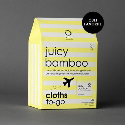 Juicy Bamboo Cleansing Cloths To Go - | Sherwood Green Life natural children's bath products, no silicone no paraben no sulfate shampoo, natural and non toxic personal care products